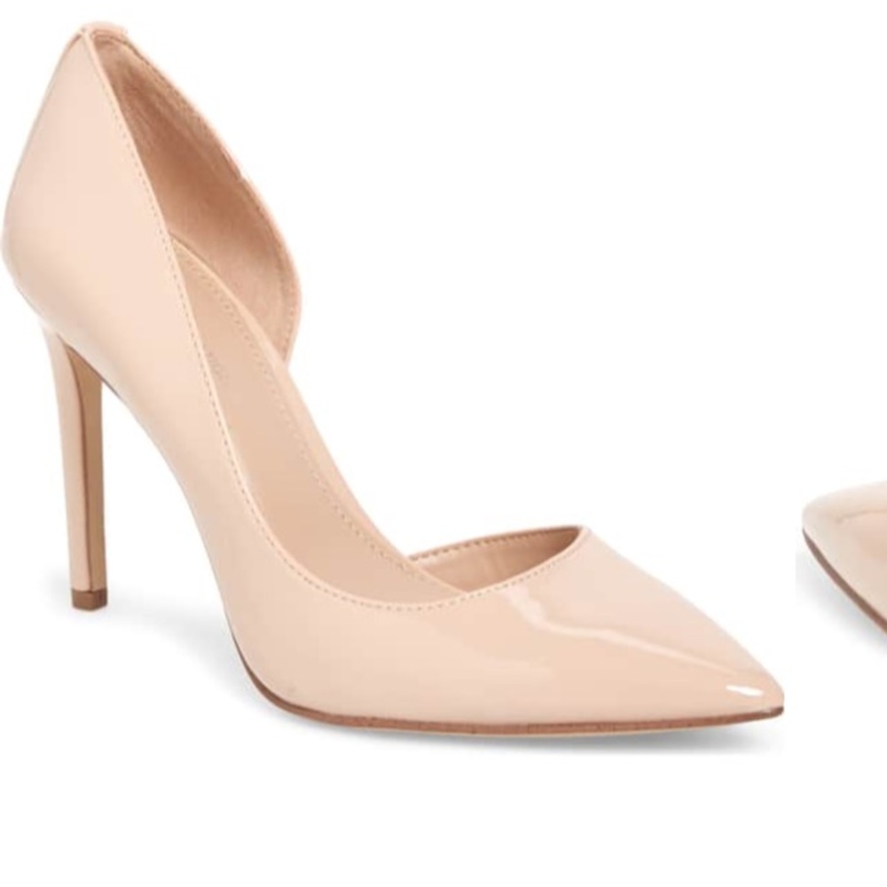 BCBG nude pumps
